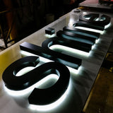 Stainless Steel Backlit Sign Backlit Letters Sign and Reverse Channel Letters Signs