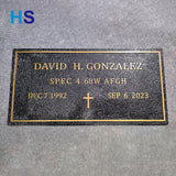 Customized Logo Aluminum Brushed Gold Brass Blank Plaque Metal Nameplates