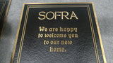 Decorative Memorial Bronze Plaque