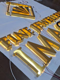 Stainless Steel Backlit Sign Backlit Letters Sign and Reverse Channel Letters Signs