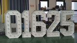 Custom 4ft RGB Giant Marquee Letter Marry Me Proposal Sign with Dimmable Lights for Wedding Birthday Outdoor Ceremony Decor