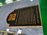 Decorative Memorial Bronze Plaque