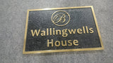 Decorative Memorial Bronze Plaque
