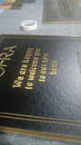 Decorative Memorial Bronze Plaque