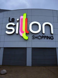 3D letter store signboard luminous building custom commercial signboard and sign outdoor storefront LED channel letter