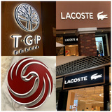 3D letter store signboard luminous building custom commercial signboard and sign outdoor storefront LED channel letter