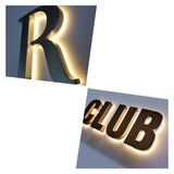 3D letter store signboard luminous building custom commercial signboard and sign outdoor storefront LED channel letter