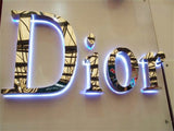 Stainless Steel Backlit Sign Backlit Letters Sign and Reverse Channel Letters Signs